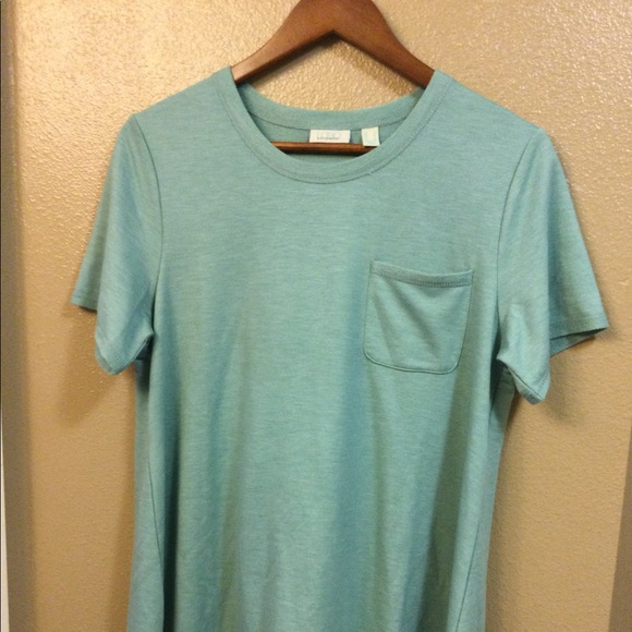 LOGO MINT GREEN HIGH LOW HEM SM TVOP FRONT POCKET